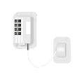 Password Baby Safety Lock Home Security Protection Window Securities Lock 4-Round Cipher Window Lock For House Refrigerator. 