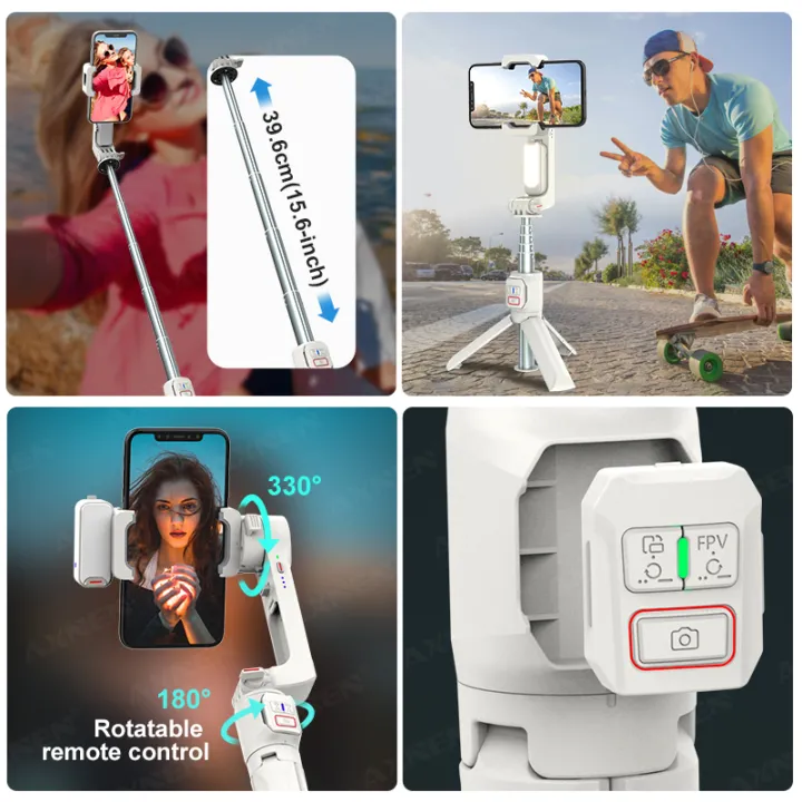 A10%20Gimbal%20Stabilizer%20Selfie%20Stick%20Tripod%20Smartphone%20Handheld%20Gimbal%20with%20Fill%20Light%20Telescopic%20Rod%20Vlog%20Video%20Record%20for%20iPhone%20-%20Image%205
