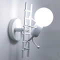 Modern Creative Climbing Man Wall Sconce Industrial Decor Wall Lamp Compatible with Bedroom Hallway Kid room Interior Lighting. 