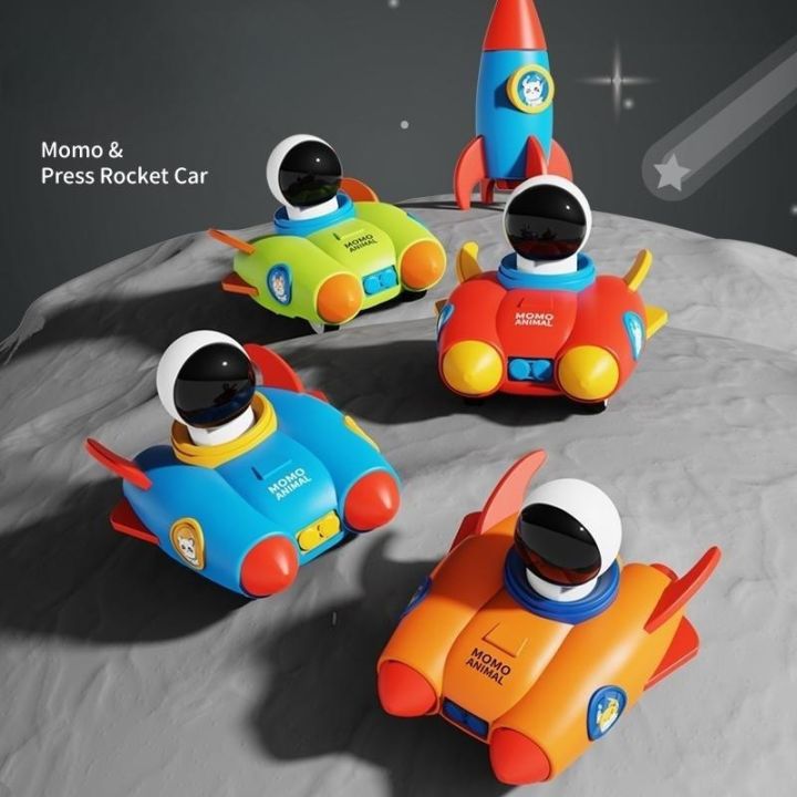 Kids%20car%20toy%20car%20model%20toy%20rocket%20shape%20plush%20astronaut%20strong%20durable%204%20colors%20available%20-%20Image%203