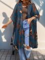 Plus-Size Women's Bohemian-Style Casual Beach Vacation Summer Cover-Up.