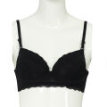 Black Color Cotton Foam Bra with Wire For Women.