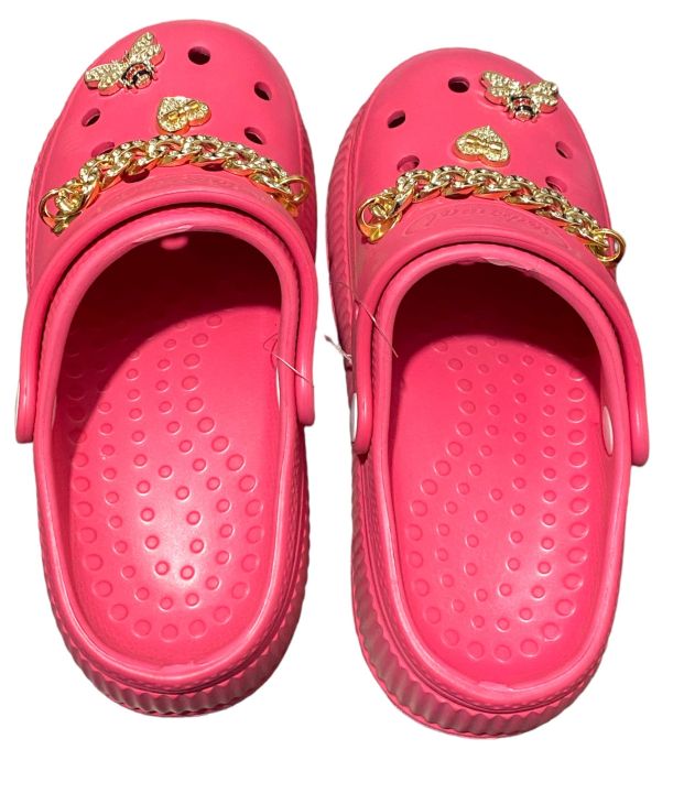 Fancy%20Ladies%20Chain%20Crocs%20Slippers%20-1Pairs%20-%20Image%205