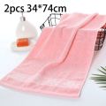 2pcs Cotton Towel Rose Thickened Towel Quick Absorbent Soft Quick Dry Face Towel Bathroom Hotel Travel Supply.