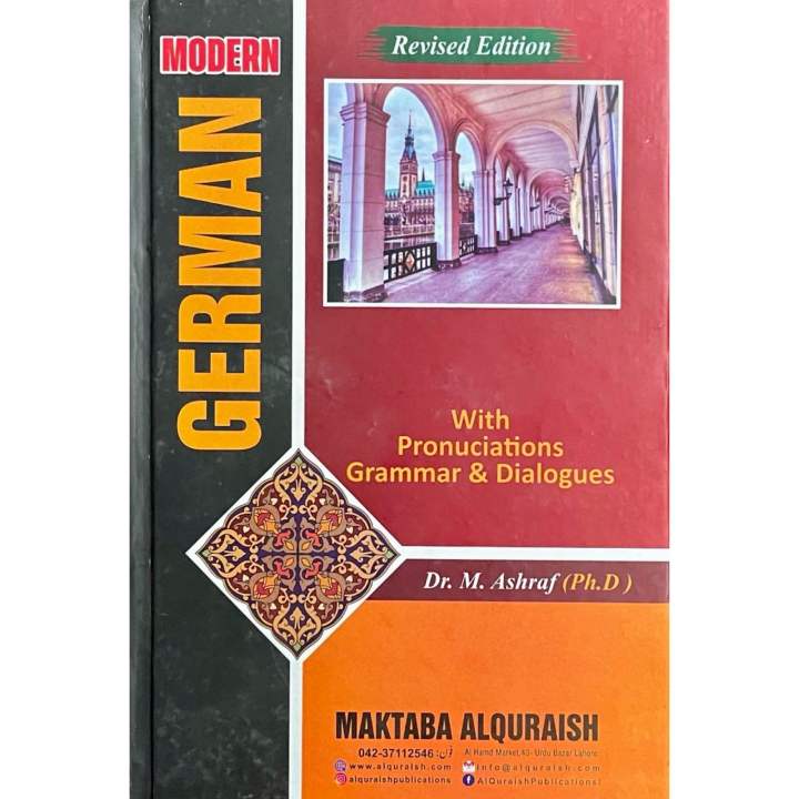 Modern German With Pronunciation Grammer & Dialogues by Dr. M Ashraf