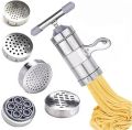 Stainless Steel Noodle And Pasta Maker Machine With Plastic Handle Nimko Kitchen Accessories Press Nimco Snack Maker Stainless Steel with 3 blades. 