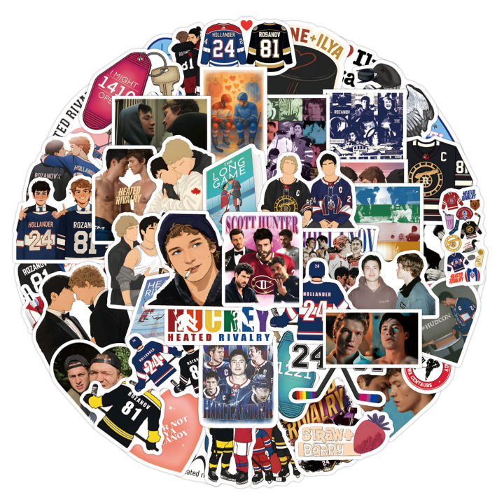 60/120Pcs%20Heated%20Rivalry%20Stickers%20Hockey%20%20DIY%20Stickers%20Scrapbooking%20Phone%20Luggage%20Skateboard%20Vinyl%20%20Waterproof%20%20Decals%20-%20Image%202