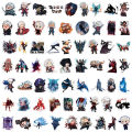 60Pcs  Cartoon Devil May Cry Stickers DIY Stickers Scrapbooking Phone Luggage Skateboard Waterproof Graffiti Decals. 