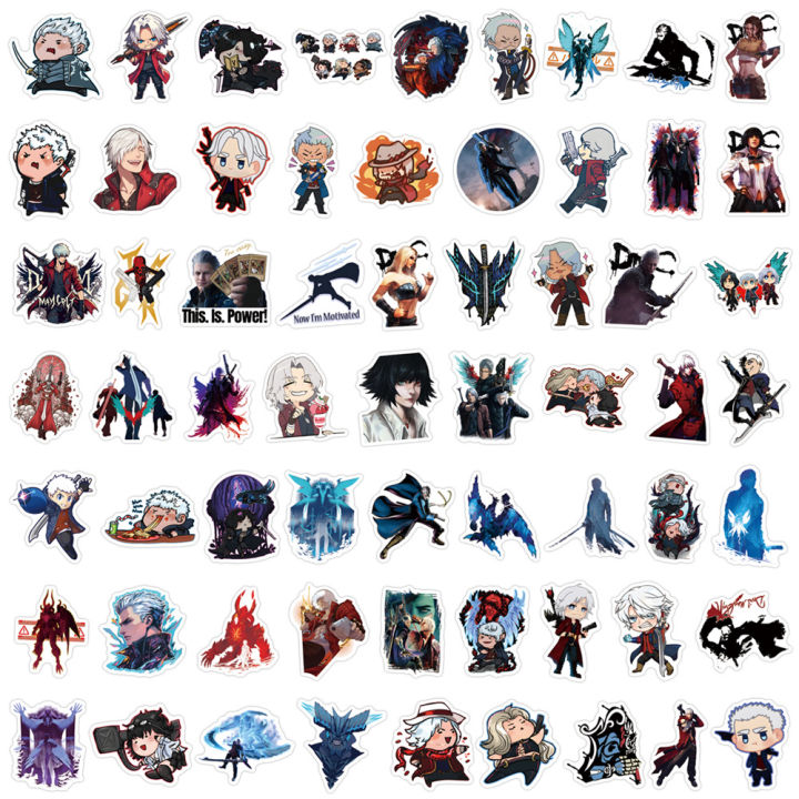 60Pcs%20%20Cartoon%20Devil%20May%20Cry%20Stickers%20DIY%20Stickers%20Scrapbooking%20Phone%20Luggage%20Skateboard%20Waterproof%20Graffiti%20Decals%20-%20Image%205