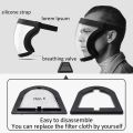 Protection Mask Splashproof Transparent Facial Protector Face FaceMask Protective Outdoor Safety Mask Head Cover Work Protection.