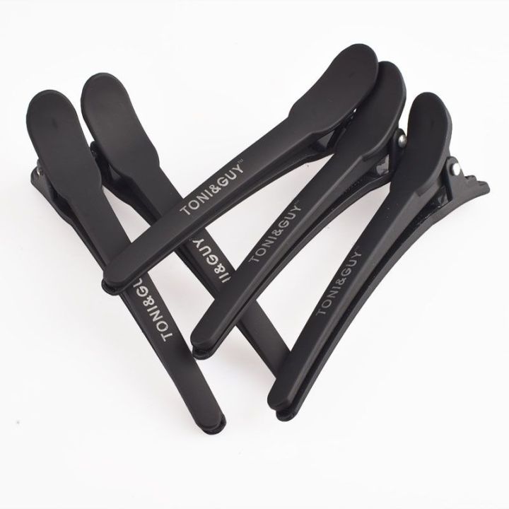 12pcs%20Hairdressing%20Hair%20Clip%20Salon%20Professional%20Women's%20Braided%20Tools%20Black%20Plastic%20Hairpin%20Clamps%20Claw%20Section%20Alligator%20Clips%20-%20Image%204