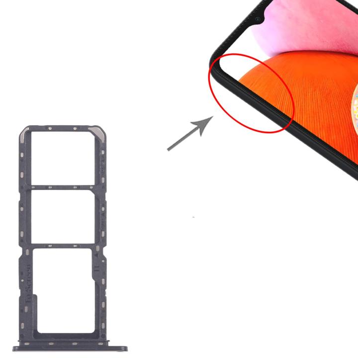 Dual SIM Card Tray for A14 5G SM-A146P SIM Card Tray + SIM Card Tray + Micro SD Card Tray