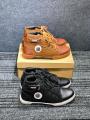 SHOES BROWN ANKEL BOOTS FOR MEN SOFT PU LEATHER AND LACE UP WITH RUBBER SOOL..