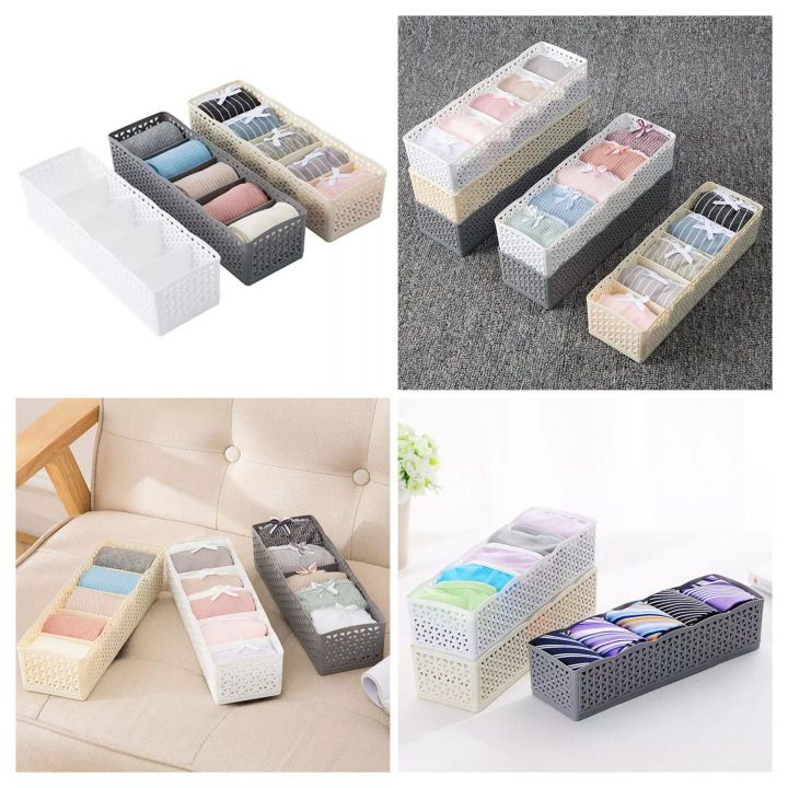 *5Grid Socks Organizer (Random Colours)
