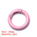 Pink Heart Cat Flower Keychain Clasp Tassel Jump Ring Lobster Hooks Connector Chain for Jewelry Findings Accessories. 