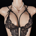 Black Crotchless Teddy Doll Sexy Lingerie Women Exotic Temptation Bodysuit Sex Underwear Open Bra Lace Backless Erotic Costumes. 