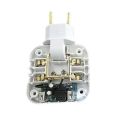 3 in 1 Mutli Plug Travel Adapter Socket (3 Power Socket) High Power EU Bangladesh Standard 180° Rotating Coverter Socket AC Adapter. 