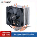 X99 Processor Cooler Lga 2011 V3 4pin Rgb Fan Cpu Tower Heatsink 4 Heatpipes Cooling Cpu for Intel LGA 1200 1150 AMD AM4. 