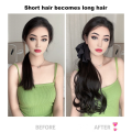 Synthetic 10inch 12inch 14inch 16inch ponytail wig for women with long curly hair high ponytail, bow tie low braid fake ponytail. 
