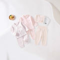 Autumn Baby High Waist Warm Pants Winter Fleece Lined Cotton Underwear Unisex Infant Sleepwear with Open Crotch Loungewear. 