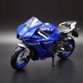 YAMAHA YZF-R1 MOTORCYCLE 1/12SCALE COLLECTIBLE DIORAMA DIECAST MODEL BIKE. 