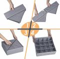 Foldable 16 Grids Socks & Underwear Organizer. 