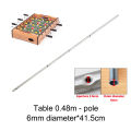 Hot Sale Foosball Pole Replacement Table Soccer Supply Parts Football Accessories Child Suitable For Table Billiards.