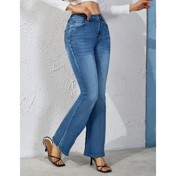 Women%20Fashion%20Slim%20Fit%20Jeans%20Hot%20Sale%20Girls%20High%20Waist%20Casual%20Denim%20Trousers%20Lady%20Classic%20Stretch%20Thin%20Bell%20Bottom%20Pants%20-%20Image%207