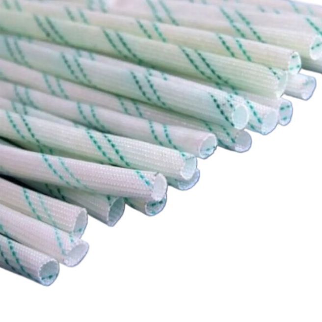 6mm Fiberglass Insulation Sleeves 1 Meter Silicone Coated, High Temperature Wire Sleeve, Sleeve For Good Wire protection Insulation Pipe