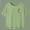 Pajamas Female Short-Sleeved Set of Sweet with Chest Cushion Korean Version of the Cartoon Students Casual Home Wear Loose Large. 