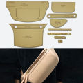 YOMDID 9PCS Handmade Leather Chest Bag Crossbody Backpack Making Sewing Pattern Kraft Template DIY Purse Making Kraft Stencil.