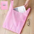 Foldable Square Bag Canvas Material Fashion LOGO Eco-friendly Storage and Shopping Bags for Men and Women. 