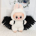 For Labubu V1 V2 Doll Wings Accessories Feather  DIY Mini Feather Angel Wing Newborn Props. 