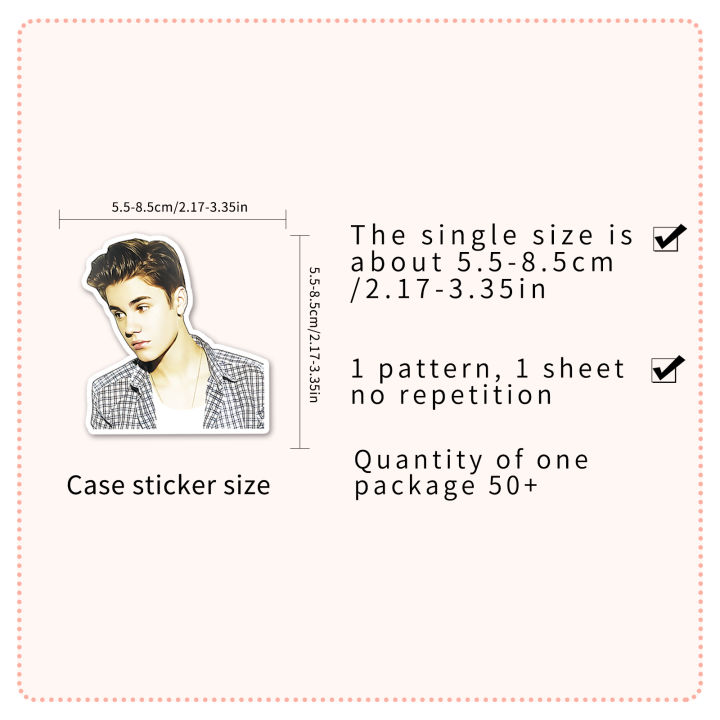 50%20Piece%20Justin%20Bieber%20Stickers%20Waterproof%20DIY%20For%20Phones%20Laptop%20Car%20Sticker%20Creative%20Home%20Decal%20-%20Image%204
