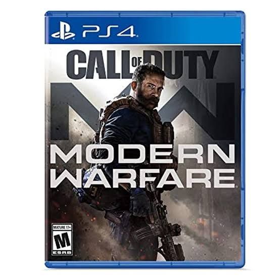 Call of duty Modern warfare ps4 game cd dvd disk (used) Playstation 4 games