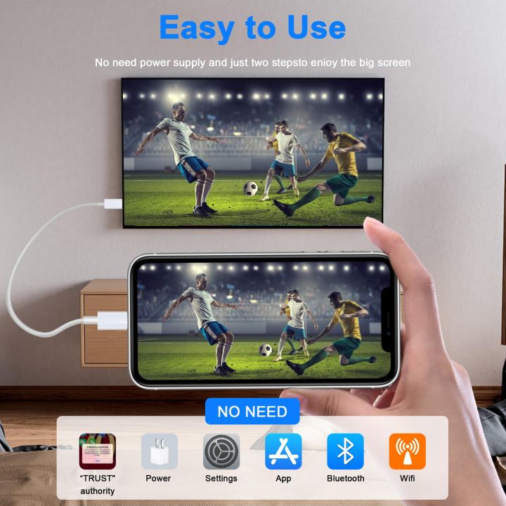 Lightning%20to%20HDMI%202.0%20Cable%20for%20iPhone%20Digital%20AV%20Adapter%201080P%20HD%20Video%20Sync%20Screen%20Connector%20for%20TV%20Projector%20Monitor%20-%20Image%202