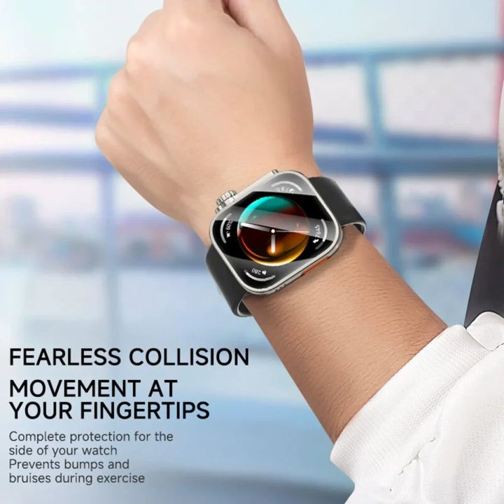 Tempered%20Glass+Case%20for%20%20Watch%20Fit%204%20Pro%20Screen%20Protector%20Frame%20Bumper%20Cover%20for%20%20Watch%20Fit%204%20Case%20-%20Image%204