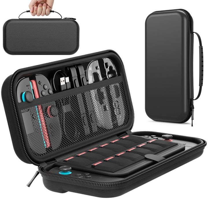 Carrying Case For Switch Portable Waterproof Travel Bag With High-capacity Storage Protected For Switch Console Game Accessories