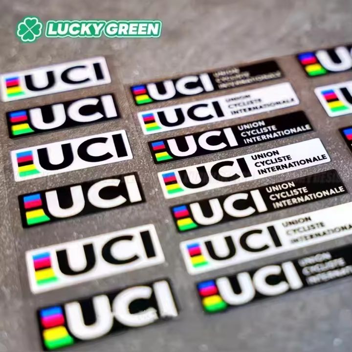 Uci Label UCI certification small label sticker bicycle union certification label ...