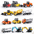 Huina 1:80 Alloy Engineering Car Model Excavator Dumper Dump Truck Loader Bulldozer Tractor Collection Toys for Kids .