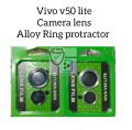VIVO V50 LITE CAMERA ALLOY RING LENS TEMPERD GLASS PROTECTOR TOP QUALITY CAMERA LENS TEMPERED GLASS PROTECTOR FOR vivo v50 lite. 