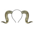 Halloween DIY Removable Devil Horns Hairband Costume Accessory Gothic Party Headpiece Cosplay Witch Craft Headgear. 
