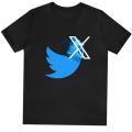 Twitter tshirt for man and women /100%pure cotton/black/white. 