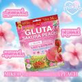 Gluta Sakura Peach Collagen Mix Plus Juice for Face & Full Body Whitening. 