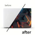 Laptop stickers, geometric pattern, scratch-resistant self-adhesive, semi-glossy treatment, reuse, paste and remove for easy. 