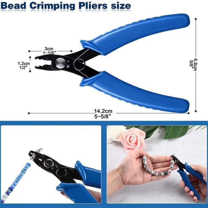 Jewelry%20Pliers%20Set%20with%20Crimping%20and%20Flush%20Cutters%20for%20Wire%20Wrapping%20Beading%20Projects%20DIY%20Craft%20Tool%20Kit%20-%20Image%203