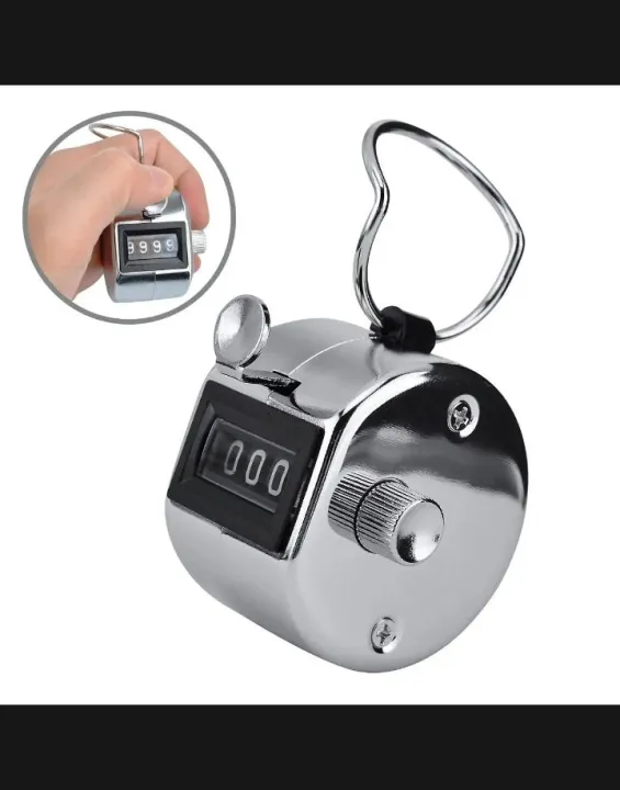 Hand%20Tally%20Counter%20Tasbeeh%20Zikr%20Tasbih%20Clicker%20-%20Steel%20Mechanical%204-Digit%20Counter%20(Silver)%20-%20Image%203