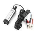 Electric Fuel Transfer Pump Water Oil Transfer Refueling Submersible Pump For Diesel Water Pump 12V 24V 38mm For Car Motorbike.
