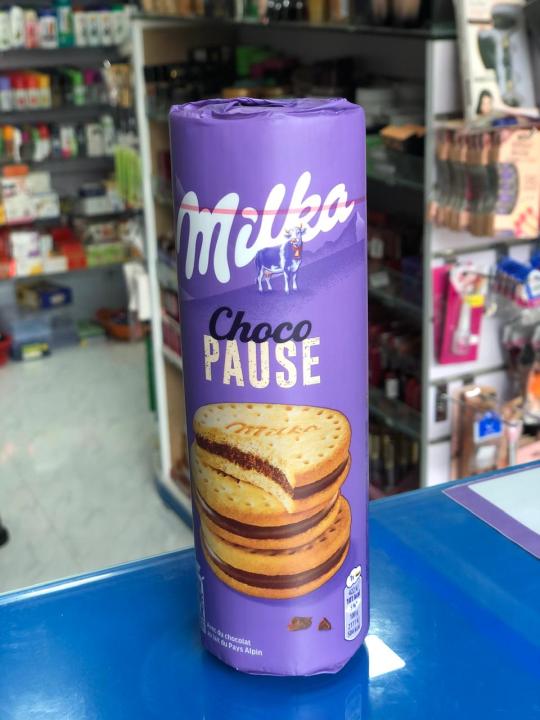 Milka choco pause chocolate biscuit bottle