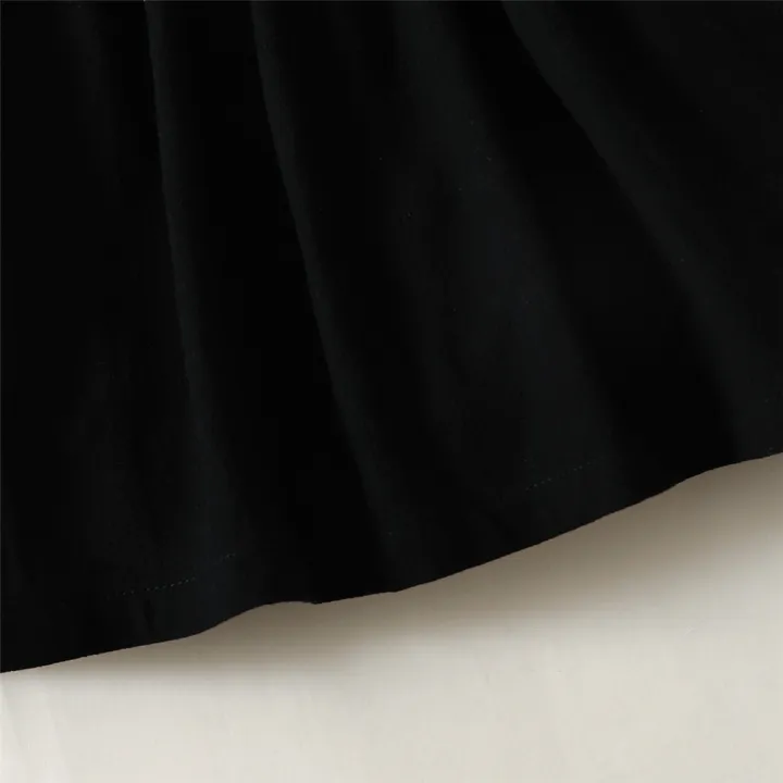 1-6%20Year%20Baby%20Girl%20Fashion%20Off%20the%20Shoulder%20Black%20Mesh%20Long%20Sleeved%20Dress%20%20for%20Spring&Autumn%20Party%20Photography%20Skirt%20Outfits%20-%20Image%204